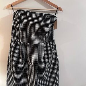 Blackheart Black and White A-Line Skirt